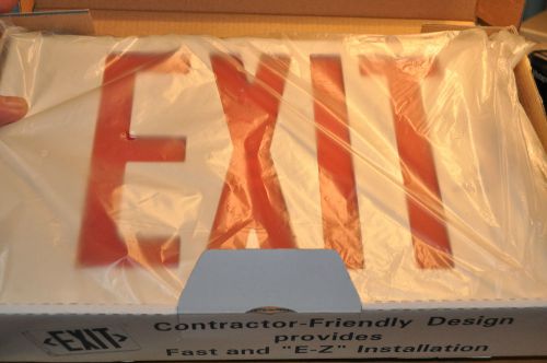 Un-Used LED EXIT LIGHTING FIXTURE / SIGN