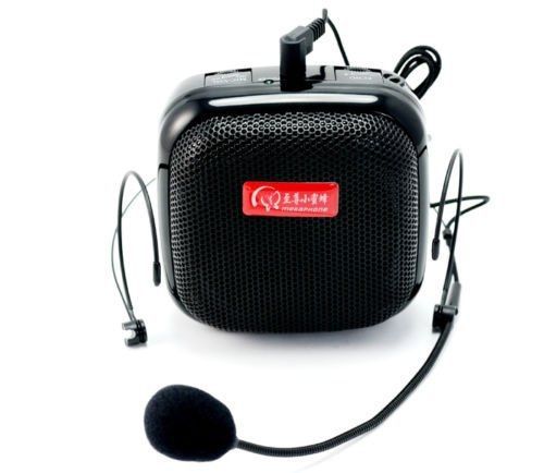 Genneric Portable Waistband Voice Booster Amplifier Headset Loudspeaker Tweeter