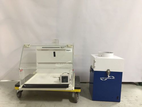 Flow sciences vbse 201 balance hood with flow sciences fs400 blower for sale