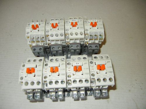 LS Contactor  GMD-9  3 Pole 9A 240/380/440 Coil DC24V Used One Lot of 8