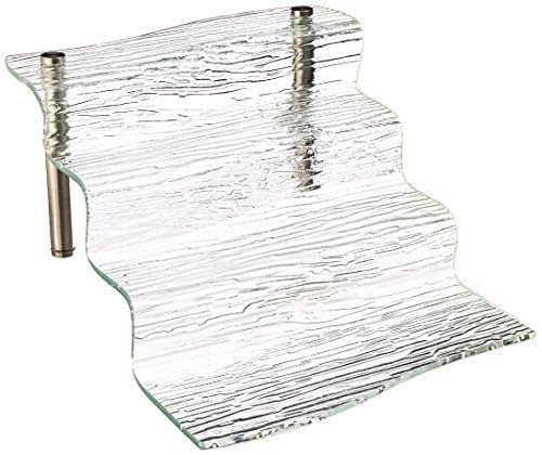 Tablecraft TableCraft Products AW4 4 Step Waterfall Riser, Acrylic, 15.25&#034; x 12&#034;