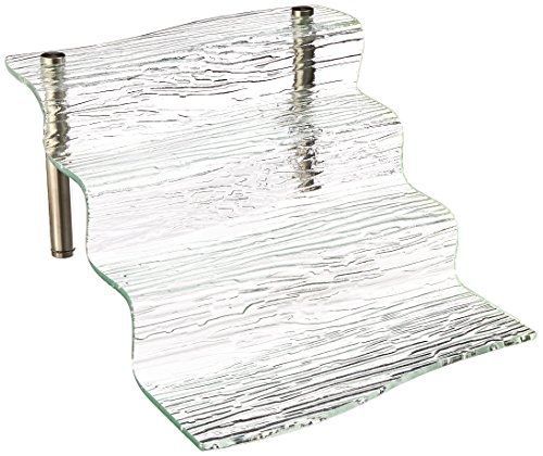 Tablecraft TableCraft Products AW4 4 Step Waterfall Riser, Acrylic, 15.25&#034; x 12&#034;