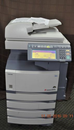 Toshiba e Studio 200L Super G3 B&amp;W Printer Scanner Copier Copy Machine