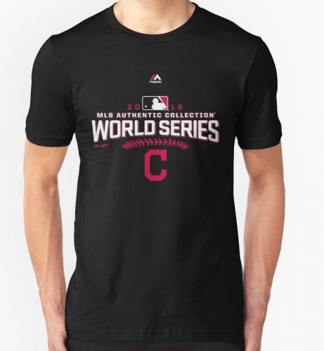 New cleveland indians world series 2016 black tee shirt for sale