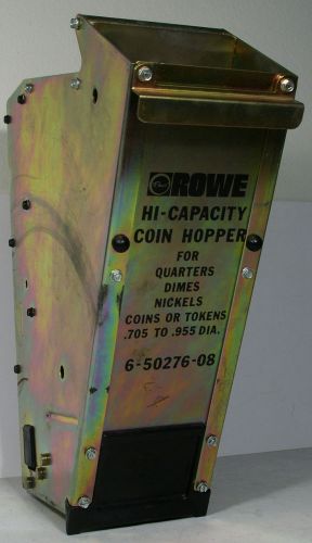 ROWE 6-50276-08 CHANGE MACHINE COIN HOPPER HIGH CAPACITY