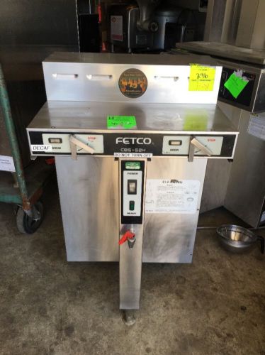 Fetco CBS 52H-15 Dual1.5 Gallon Thermal Coffee Brewer Maker Machine w/ faucet
