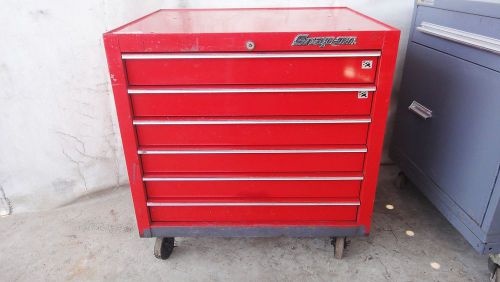 V g snap-on 6 drawer tool box roll away parts cabinet tooling storage vidmar for sale