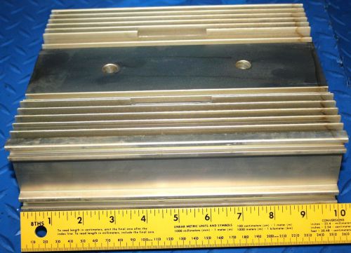 Large aluminum extrusion heat sink 10&#034; x 8.25&#034; x 2.75&#034; for sale
