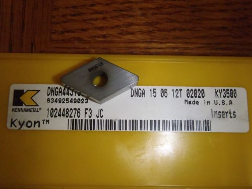 5 Kennametal DNGA 443 T0820 KY3500 Ceramic Inserts