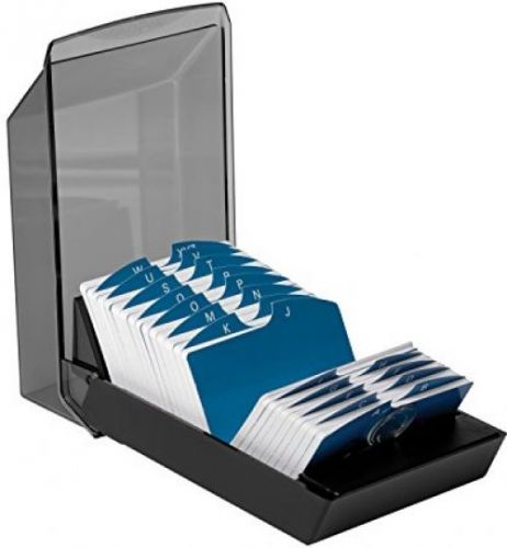 Rolodex 67011 Rolodex Covered Business Card File, 500 2-1/4x4 Cards, 24 A-Z