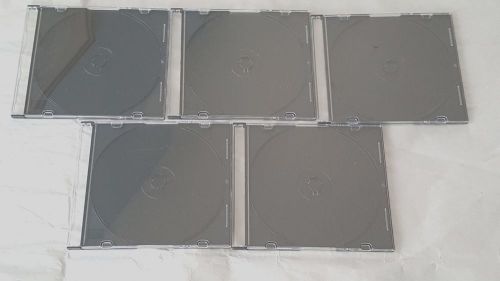 100 PACK OF SLIM SUPER CLEAR CD-DVD STORAGE CASES