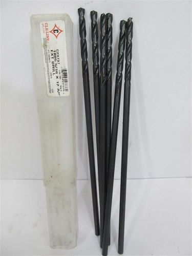 Cle-Line C23737, 5/16&#034; x 12&#034;, HSS, Aircraft Extension Drill Bits - 1 lot of 6 ea