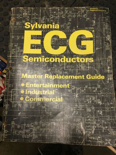 1979 ECG Semiconductor Master Replacement Guide VINTAGE