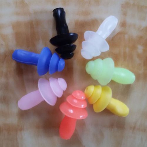 2 pair soft silicone ear plugs reusable anti noise hearing protection earplugs for sale
