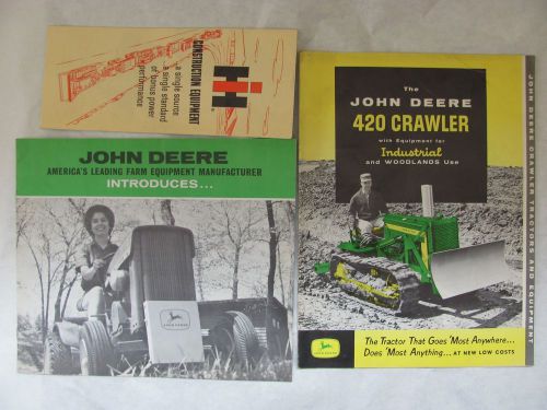 John Deere 420 Crawler Brochures John Deere 110 Lawn Tractor,International Equip