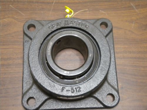Seal master msf-40 2 1/2&#034; 4 bolt flange bearing f-512 for sale