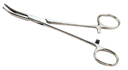 New Set of 6 Pairs 6&#034; Curved Hemostat Forceps Locking Clamps - Stainless Steel