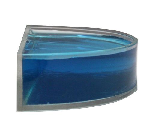 Acrylic semi-circular refraction cell - measuring refractive index for sale