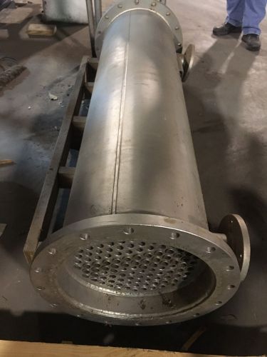 Gaston County SS Shell and Tube Heat Exchanger
