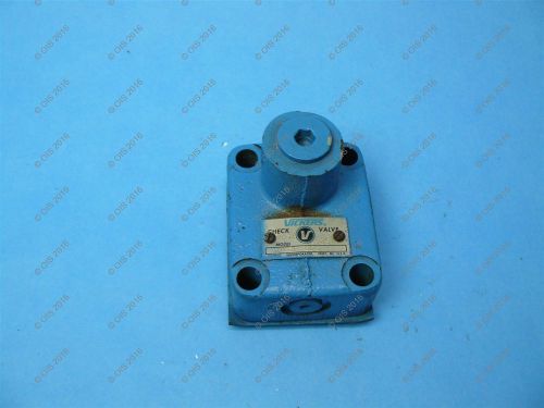 Vickers 407845 c5g-805 hydraulic check valve right angle 1/4&#034; npt 5 psi nos for sale