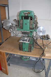 Howmet hot stamp machine, used, includes table and spare parts for sale