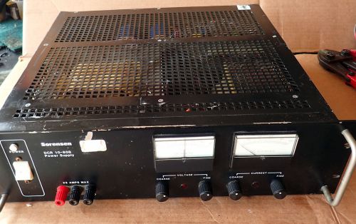 Sorensen DCR 10-80B Rackmount Power Supply 10 volt 80 Amp Test Equiptment