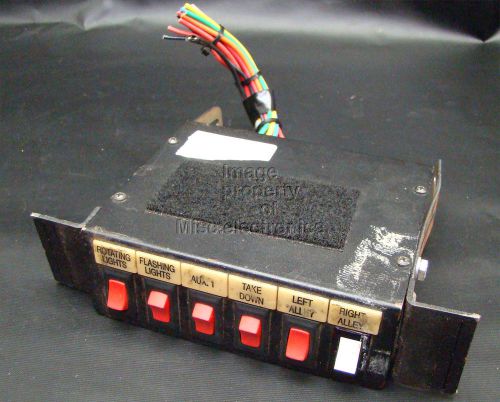 Federal signal sw200-012 police light lightbar control switch box   a for sale