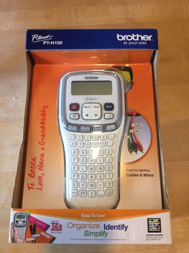 Brother P-Touch PT-H100 Label Thermal Printer FREE PRIORITY SHIPPING BRAND NEW
