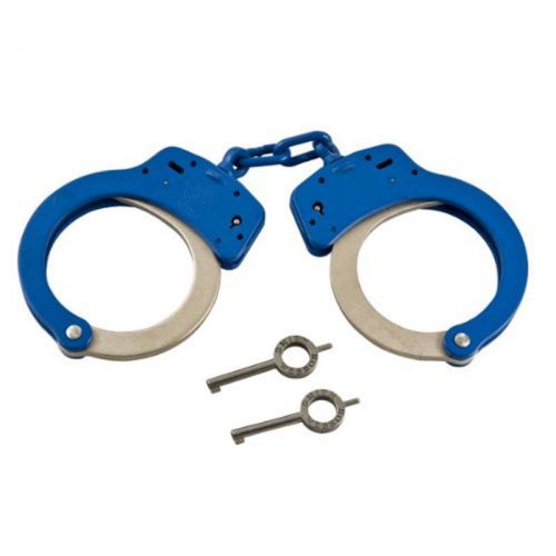 New Smith &amp; Wesson M100-1 Blue Weather Shield Handcuffs Police Restraints Cuff