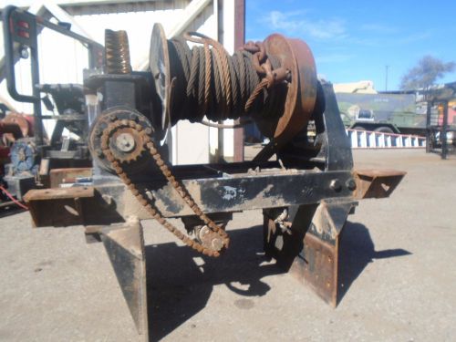 Tulsa rufnek winch rn100wm-rfo 100,000lbs - great condition for sale