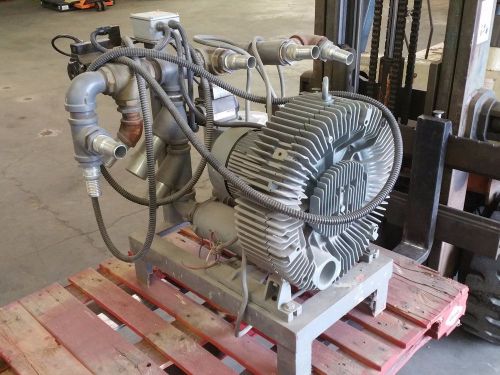 Siemens Elmo-G Regenerative Blower 2BH1800-1AK02 4.6kw 3ph W/ VALVES-MAKE OFFER!