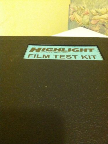HIGHLIGHT FIELD STRETCH FILM TEST KIT - #PTC-719 IN Hard Case With Instruction