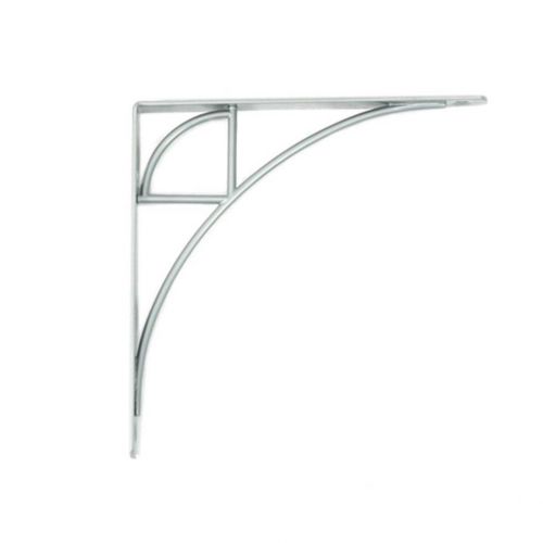 Handy shelf curve bracket 195x195mm, hidden fixings, silver *australian brand for sale