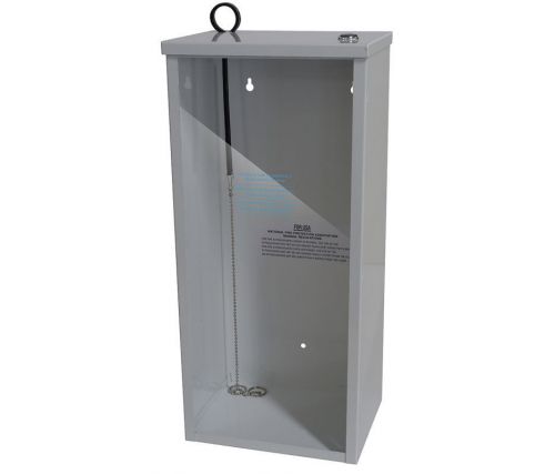 Fire extinguisher cabinet, 10 lb, white for sale
