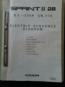 1994 KOMORI SPRINT 228 / 228P,  SII-228P, ELECTRICAL DIAGRAM MANUAL