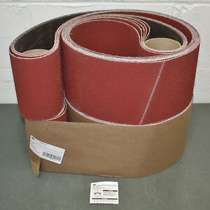 (10) 3M Cubitron II Cloth Sanding Belts 69129, 6&#034; x 132&#034;, Grade 36+, YF Film-Lok