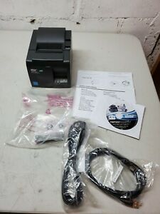 Star Micronics TSP100 FuturePrint ECO Receipt Printer Model Tsp10011 W/ CD Ppwk