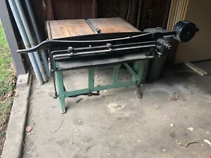 Antique Counter-weight Paper Cutter, Guillotine Matting Shear