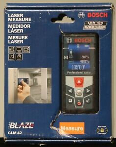 Bosch GLM 42 Blaze 135 Ft. Laser Measure with Color Display