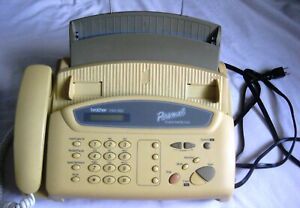 Vintage Brother FAX-560 Personal Plain Paper Fax Machine, Phone, Copier + Manual