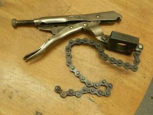 VISE GRIP Chain  Locking Locking wrench. Authentic&#034; Heavy Duty&#034; Vise Grip Brand