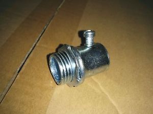 25 pc lot Steel EMT Set Screw Type Connectors 3/4&#034; Conduit Fittings