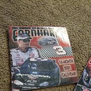Dale Earnhardt calendar lot (2001and 2002). Both unopened