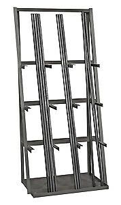 Single Sided Vertical Bar Rack, 84In H