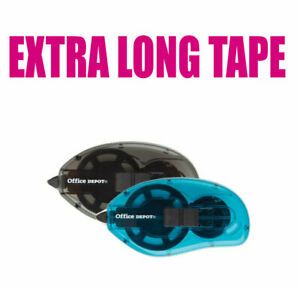 Office Depot Retractable Correction Tape, Extra Long, pack of 2