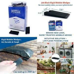 Wobble Wedges Rigid Plastic Shims, 300 Pack - Multi-Purpose Wedges For Home Impr