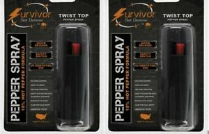 2-PACK MACE-Triple Action Pepper Spray-Self-Defense-Made &amp; Shipped from the USA