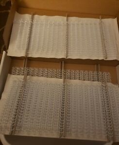 TruBind 1/4&#034; 2:1 Pitch Twin Loop Wire O Binding Spines -50/pack White