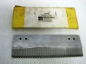 New Urschel 24016 One Piece Commercial Slicing Knife Corrugated Blade