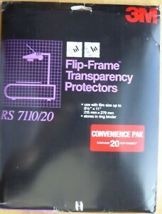 FLIP-FRAME TRANSPARENCY PROTECTORS RS 7110/20 ( 37 FLIP FRAMES )